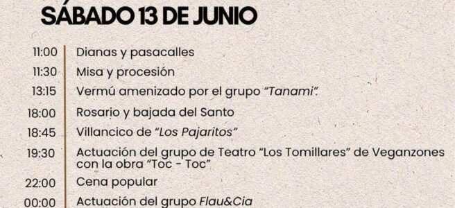 La fiesta de San Antonio en Otones